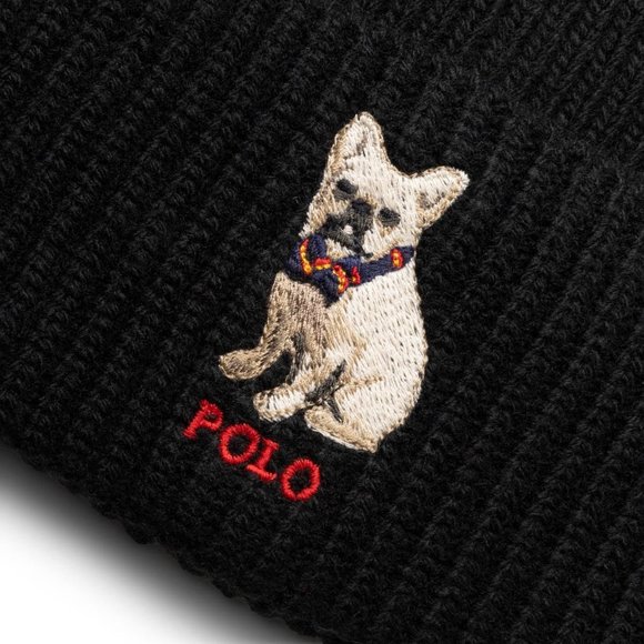 Polo Ralph Lauren Embroidered French Beanie - Picture 2 of 3